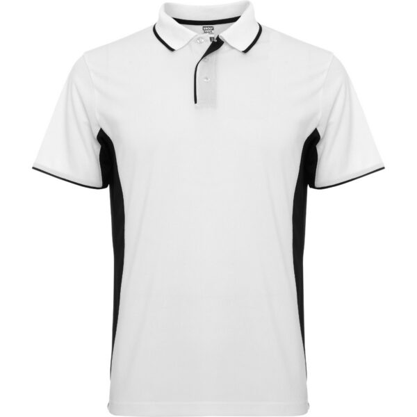 Polo Tecnica Bicolore 150 g - Bianco/Nero