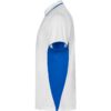 Polo Tecnica Bicolore 150 g - Bianco/Royal vista 2