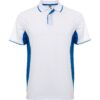 Polo Tecnica Bicolore 150 g - Bianco/Royal