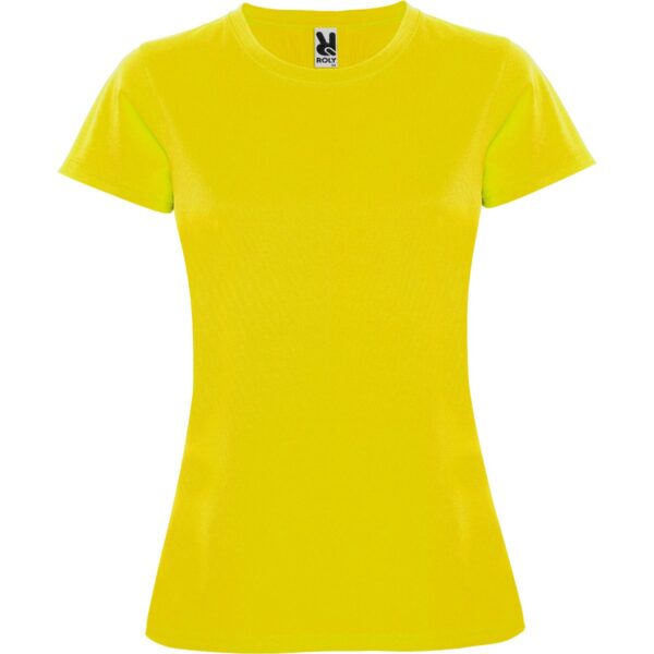 T-Shirt Tecnica Donna - Giallo