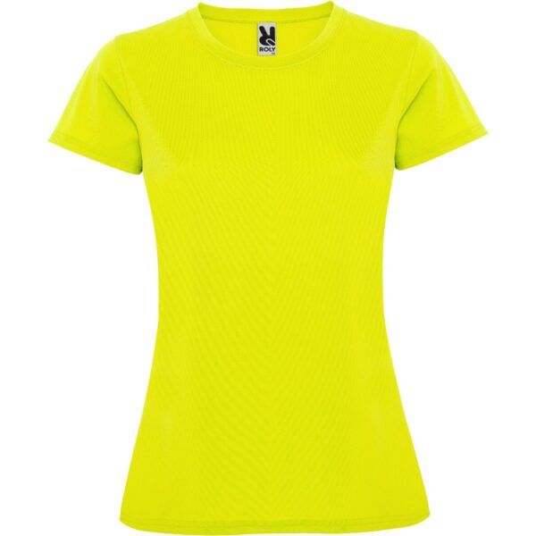 T-Shirt Tecnica Donna - Giallo Fluo