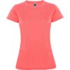 T-Shirt Tecnica Donna - Corallo Fluo