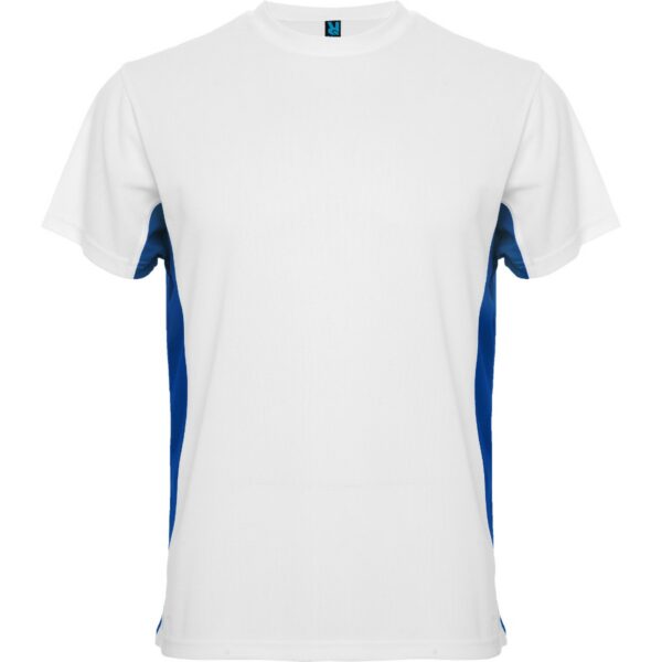 T-Shirt Tecnica Bicolore - Bianco/Royal