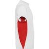 T-Shirt Tecnica Bicolore - Bianco/Rosso dettaglio 3