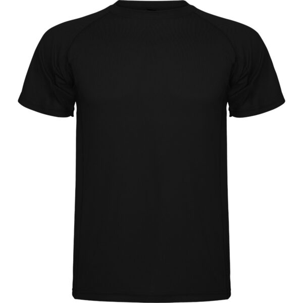 T-Shirt Tecnica Raglan - Nero