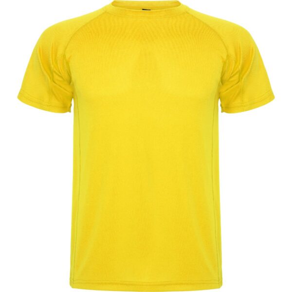 T-Shirt Tecnica Raglan - Giallo