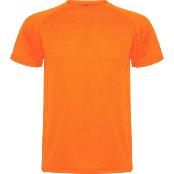 T-Shirt Tecnica Raglan - Arancione Fluo