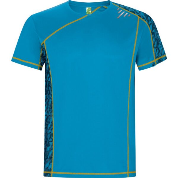 T-Shirt Tecnica Sublimata - Print Run Turchese