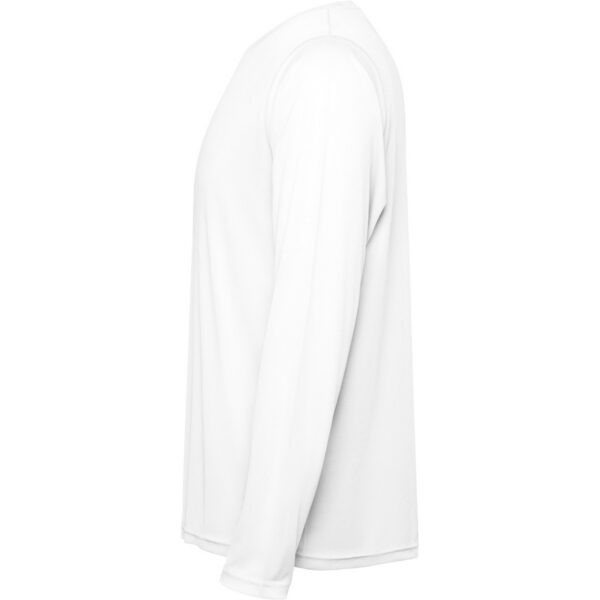 T-Shirt Tecnica Manica Lunga - Bianco dettaglio 2