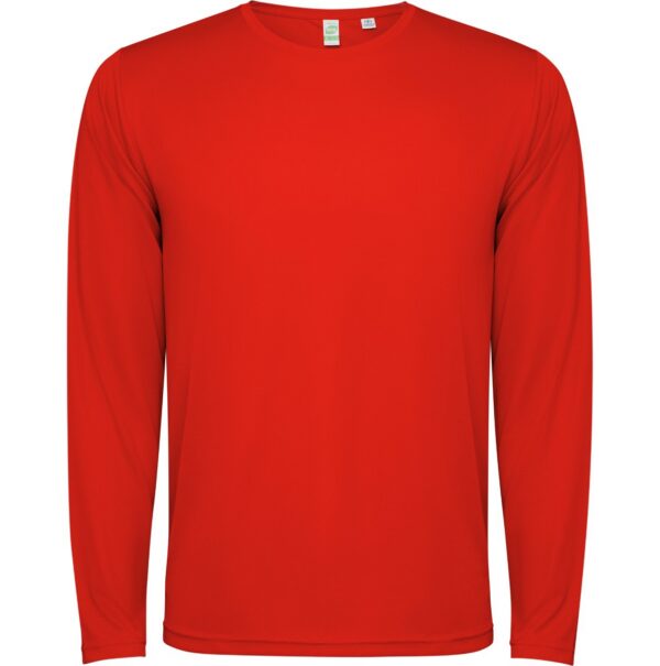 T-Shirt Tecnica Manica Lunga - Rosso
