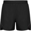 Short da corsa traspiranti da uomo - Nero