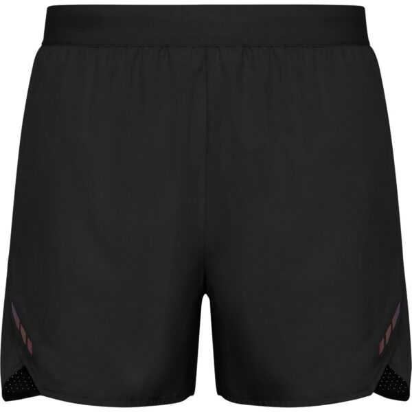 Short da corsa traspiranti da uomo - Nero
