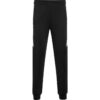 Pantalone sportivo lungo in tessuto garzato - Nero