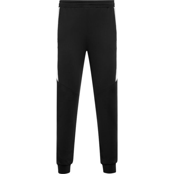 Pantalone sportivo lungo in tessuto garzato - Nero