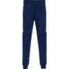 Pantalone sportivo lungo in tessuto garzato - Blu Navy