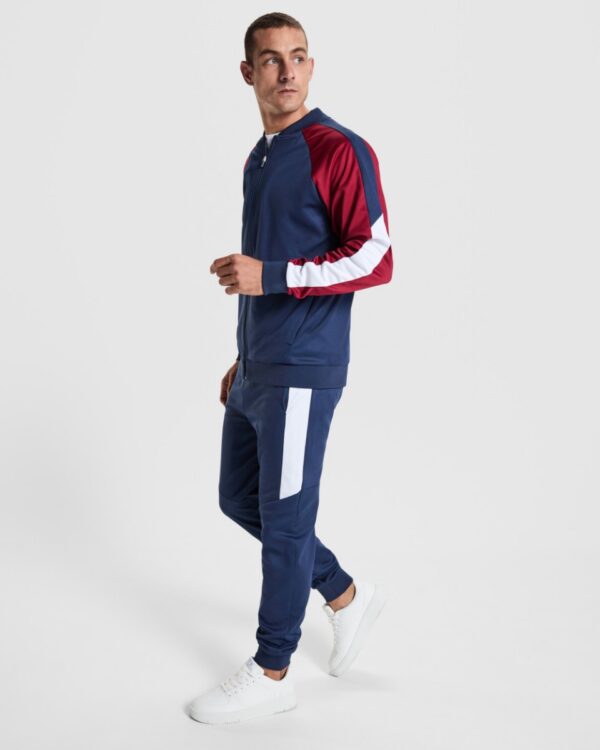 Pantalone sportivo lungo in tessuto garzato - dettaglio 1
