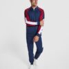 Pantalone sportivo lungo in tessuto garzato - modello 1