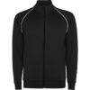 Felpa Sportiva con Zip - Nero