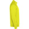 Felpa Sportiva con Zip - Giallo Fluo vista 3
