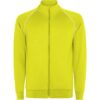 Felpa Sportiva con Zip - Giallo Fluo