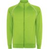Felpa Sportiva con Zip - Verde Fluo