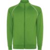 Felpa Sportiva con Zip - Verde Felce