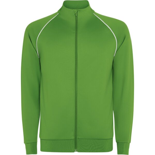 Felpa Sportiva con Zip - Verde Felce