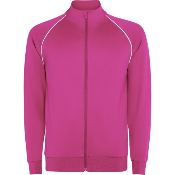 Felpa Sportiva con Zip - Rosa Fluo