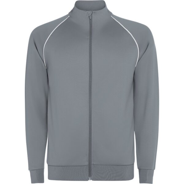 Felpa Sportiva con Zip - Grey