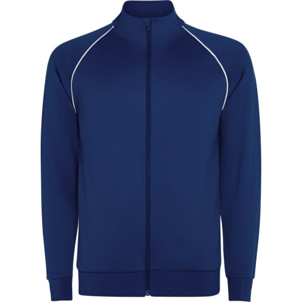 Felpa Sportiva con Zip - Blu Navy