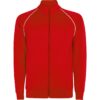 Felpa Sportiva con Zip - Rosso
