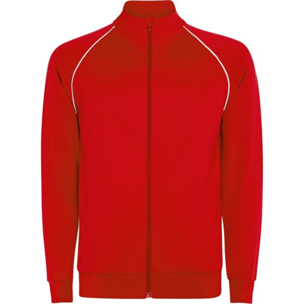 Felpa Sportiva con Zip - Rosso