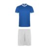 Completo sportivo unisex con t-shirt e pantalone - Reale/Bianco
