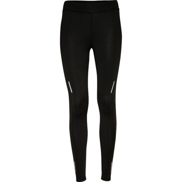Leggings donna da corsa traspiranti a lunghezza - Nero