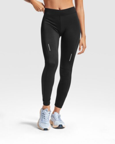 Leggings donna da corsa traspiranti a lunghezza - modello 1