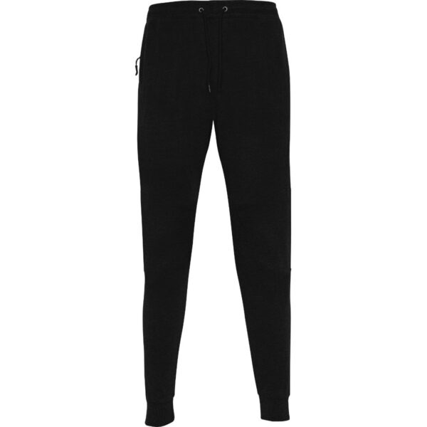 Pantalone lungo in felpa non garzata - Nero