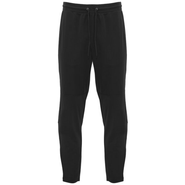 Pantalone aderente in maglia piquet - Nero
