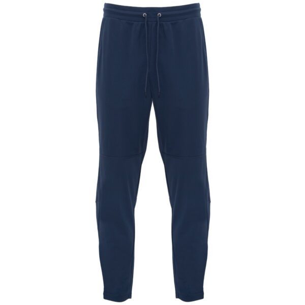 Pantalone aderente in maglia piquet - Blu Navy