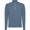 Felpa Tecnica Mezza Zip - Storm Blue