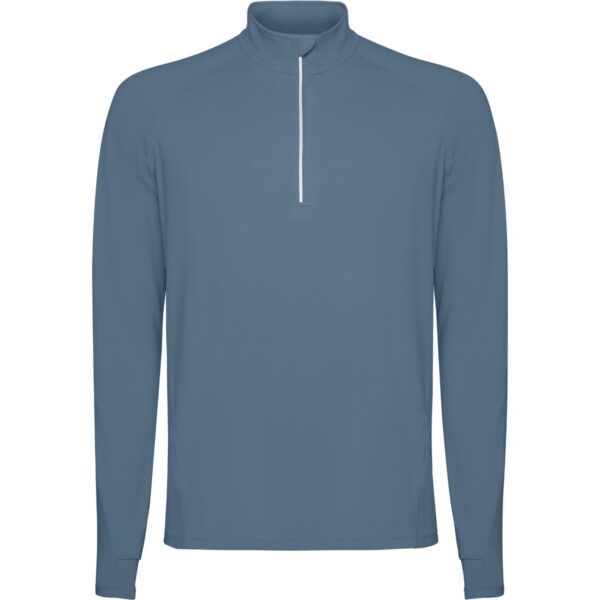 Felpa Tecnica Mezza Zip - Storm Blue