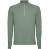 Felpa Tecnica Mezza Zip - Laurel Green