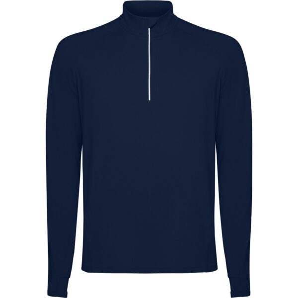 Felpa Tecnica Mezza Zip - Blu Navy
