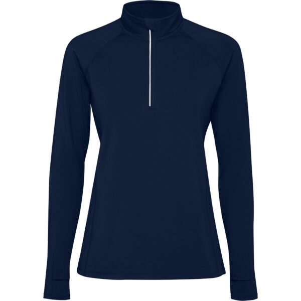 Felpa Tecnica Donna Mezza Zip - Blu Navy