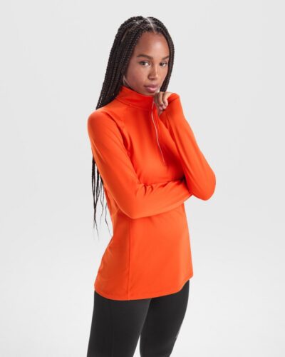 Felpa Tecnica Donna Mezza Zip - modello 1