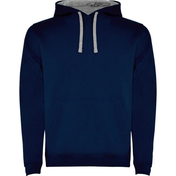 Felpa con Cappuccio 280 g - Blu Navy/Grigio Vigorè