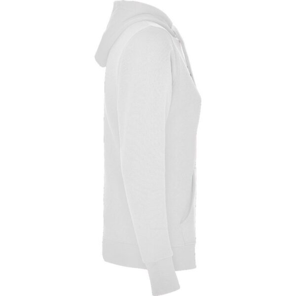 Felpa Donna con Cappuccio - Bianco vista 3