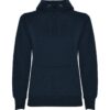 Felpa Donna con Cappuccio - Blu Navy