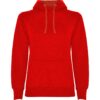 Felpa Donna con Cappuccio - Rosso