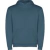 Felpa con Cappuccio e Tasca a Canguro - Storm Blue