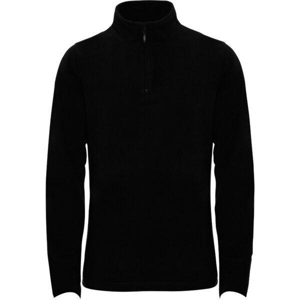 Micropile Donna Mezza Zip - Nero
